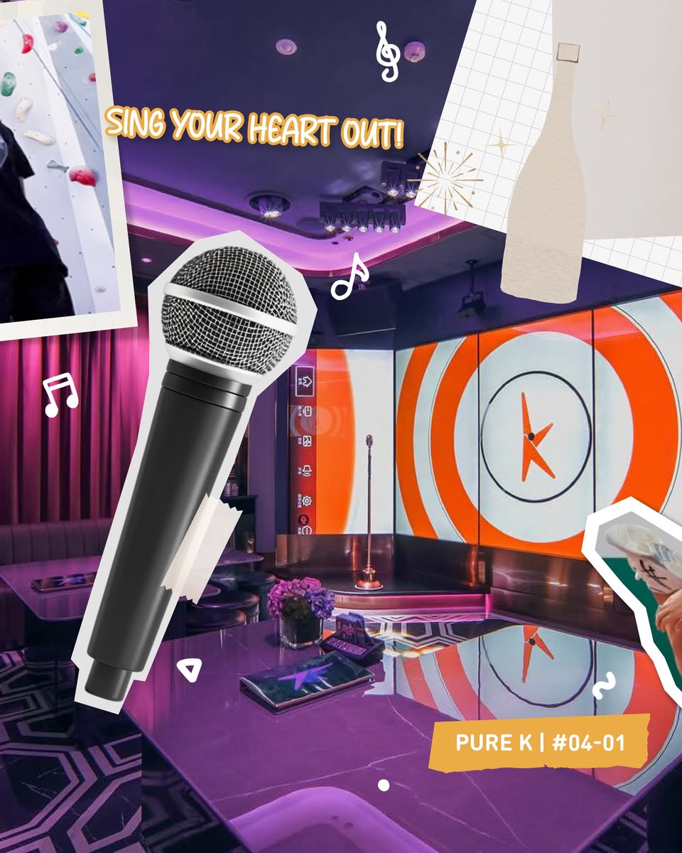 Exciting climbing wall activity for kids at Funan