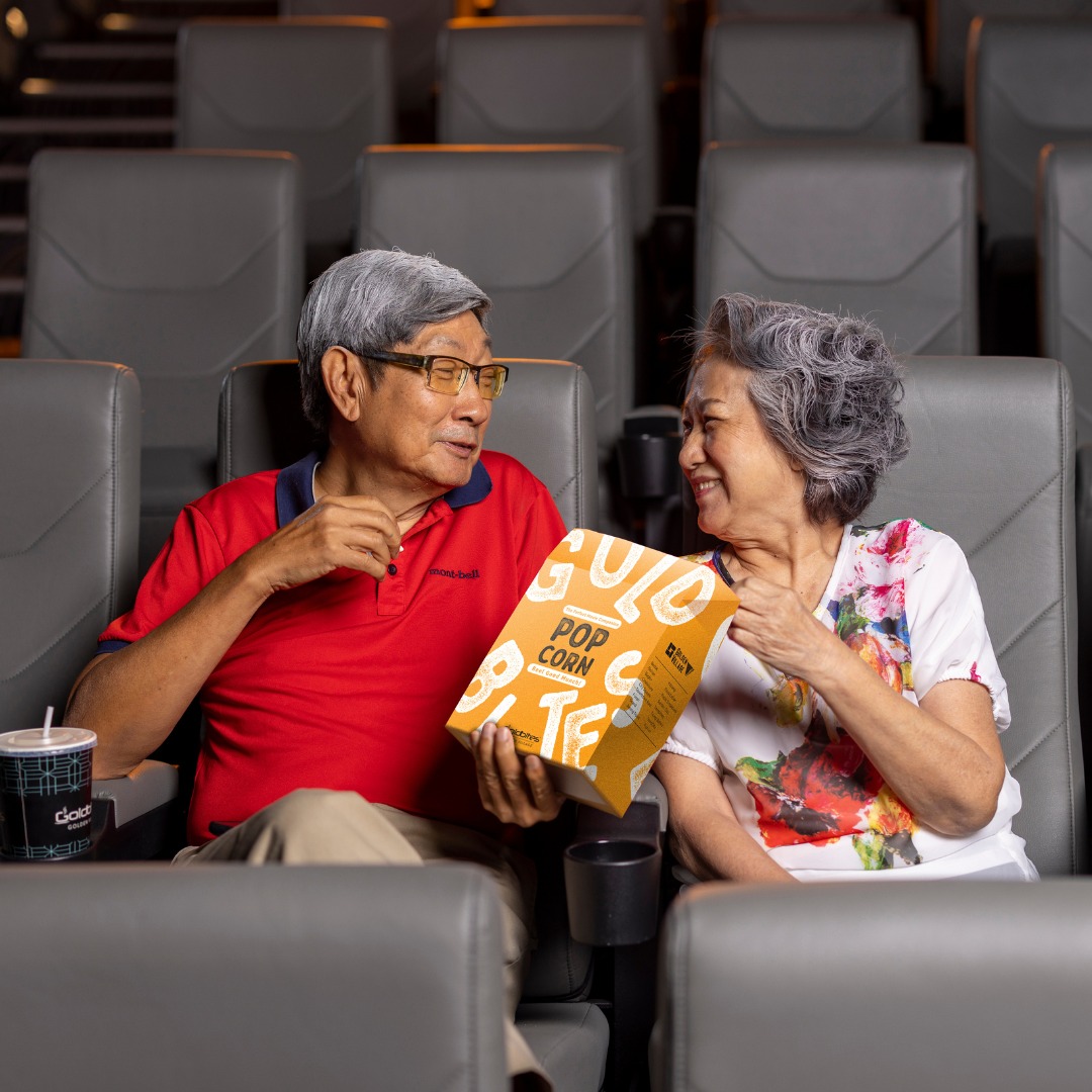 The modern interior of Golden Village Funan