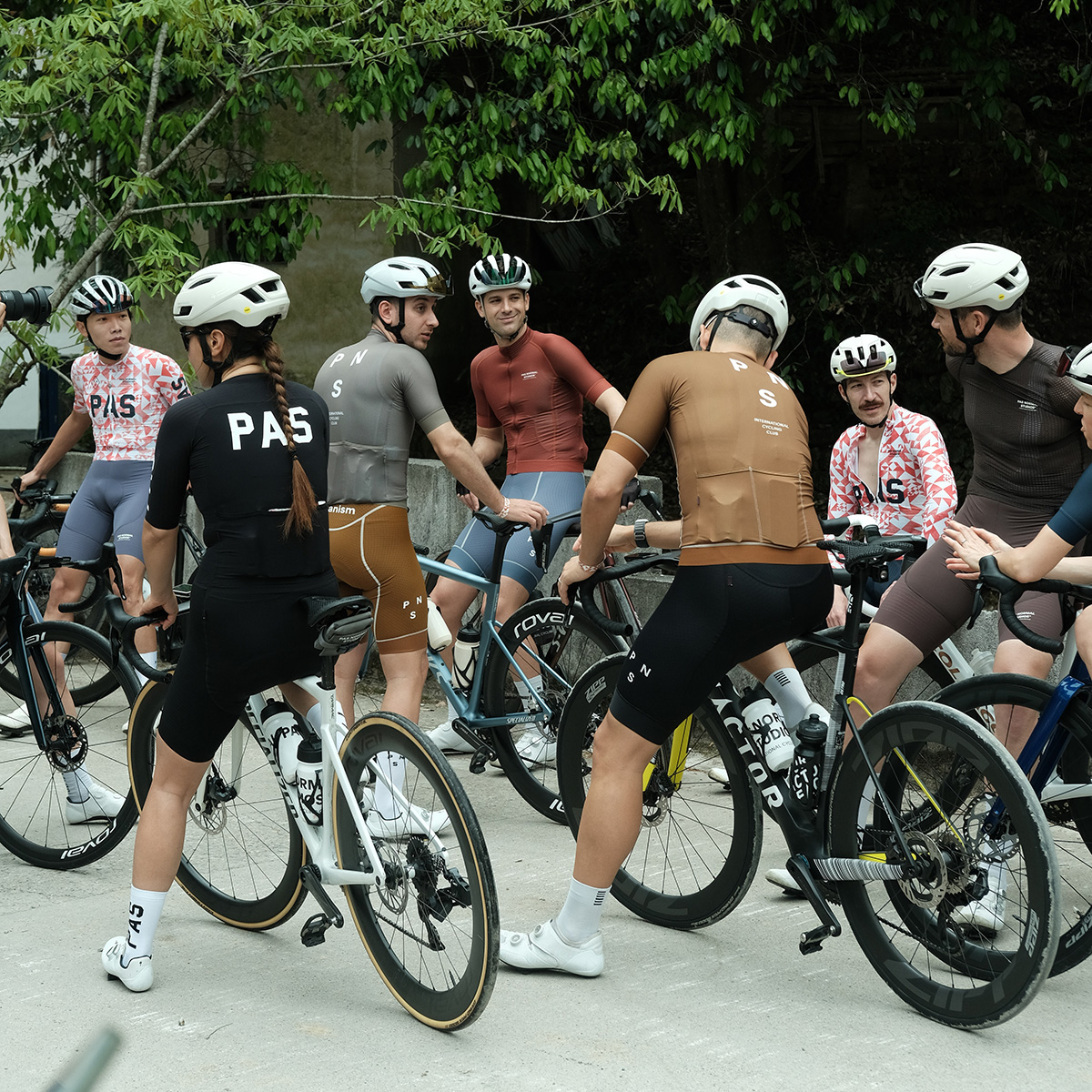 The cycling community gathering at MacRitchie Reservoir