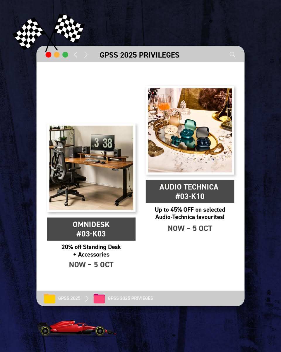 Exciting offers from various brands at Funan for GPSS 2025