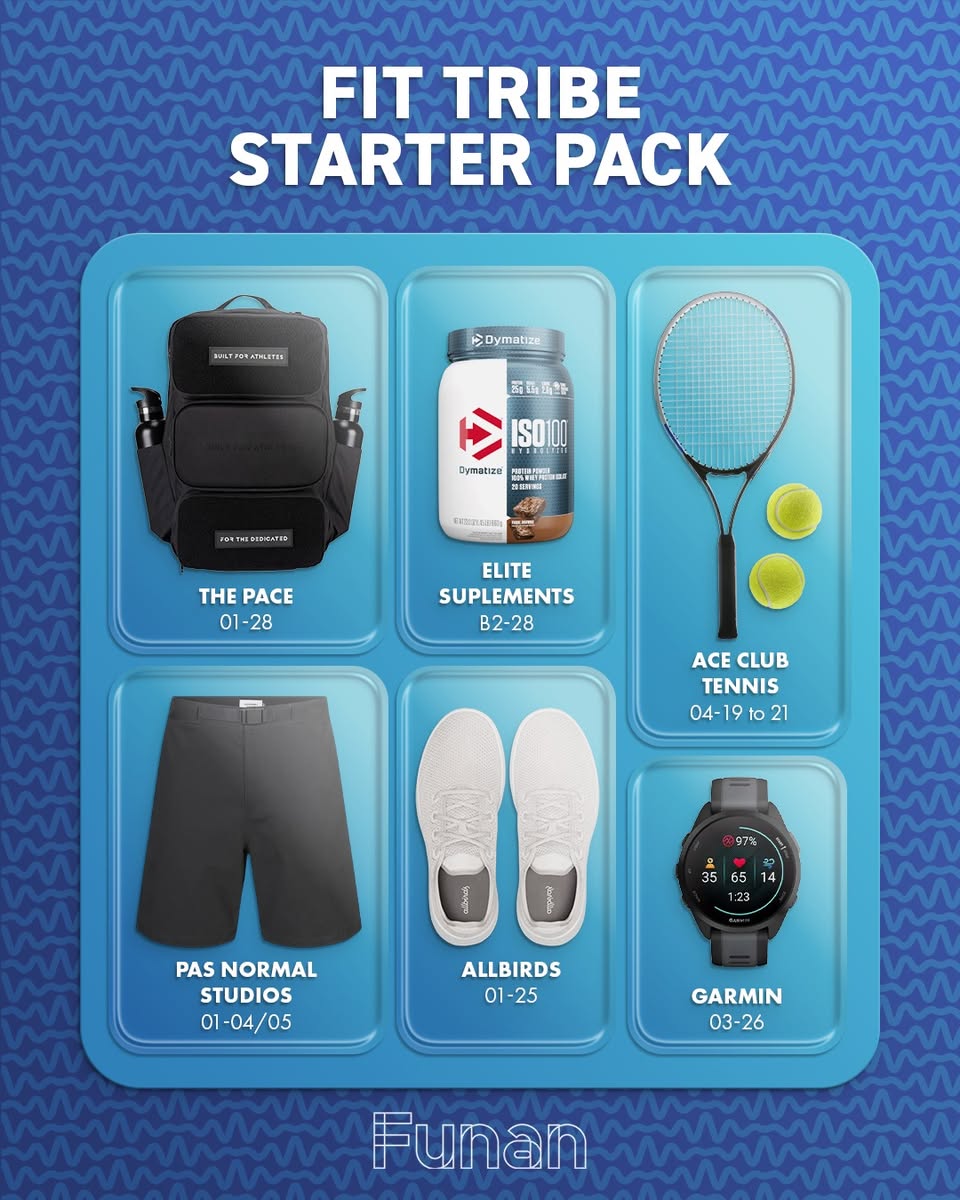 Promotional offers and deals graphic at Funan