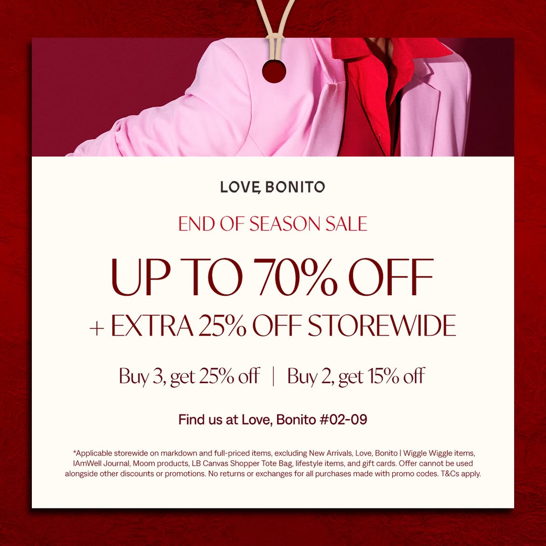 Love, Bonito End of Season Sale promotional image