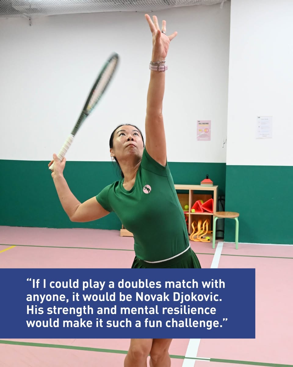 Tess Liu at Ace Club Tennis