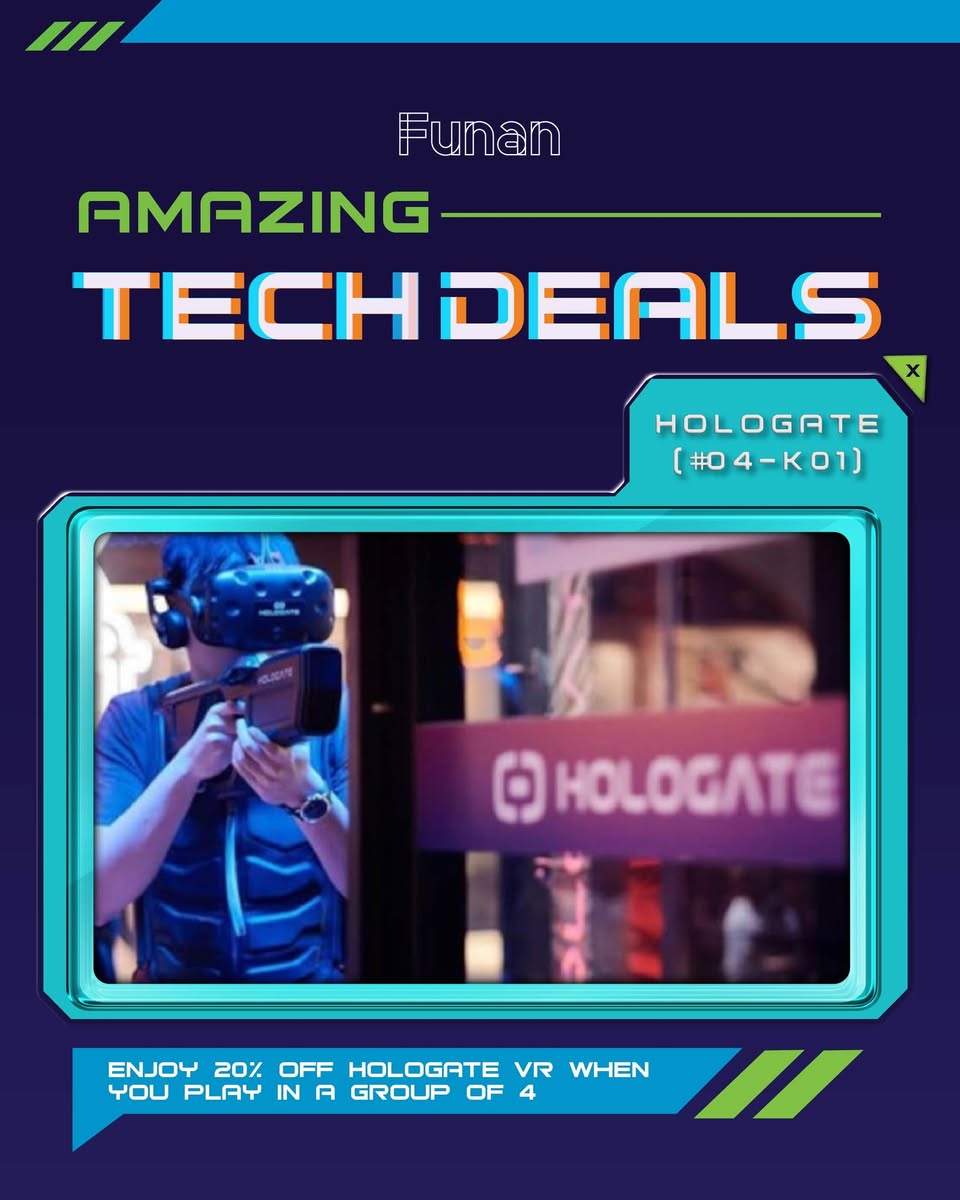 People enjoying an interactive tech experience